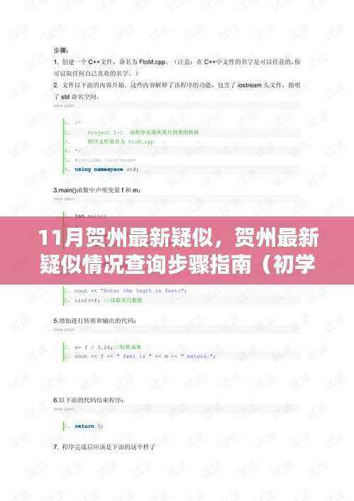 贺州最新疑似情况查询指南,初学者与进阶用户版步骤解析