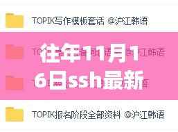 历年11月16日SSH版本重磅更新,演变、实用指南与精彩回顾