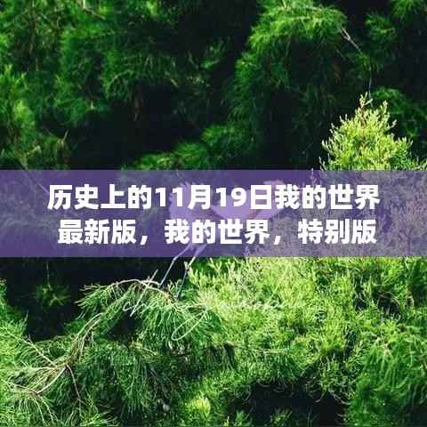我的世界,特别版11月19日温馨探险之旅,历史时刻回顾