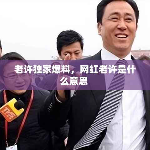 老许独家爆料,网红老许是什么意思