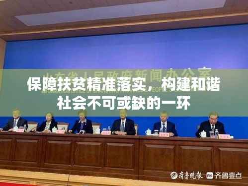 保障扶贫精准落实,构建和谐社会不可或缺的一环