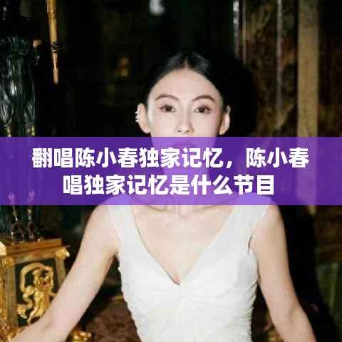 翻唱陈小春独家记忆，陈小春唱独家记忆是什么节目 