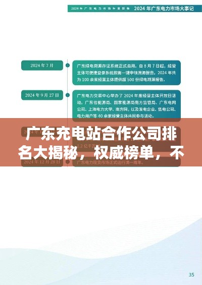 广东充电站合作公司排名大揭秘，权威榜单，不容错过！