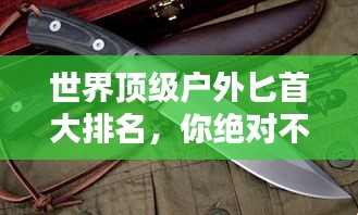 世界顶级户外匕首大排名,你绝对不能错过!