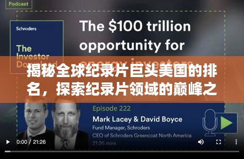 揭秘全球纪录片巨头美国的排名，探索纪录片领域的巅峰之作