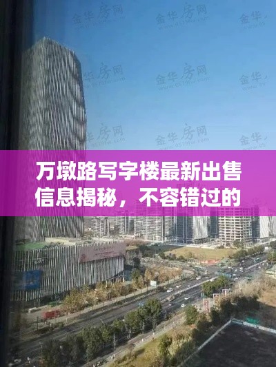 万墩路写字楼最新出售信息揭秘，不容错过的商业投资机遇！